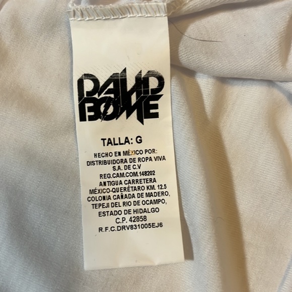 David bowie white T-shirt - Picture 4 of 4